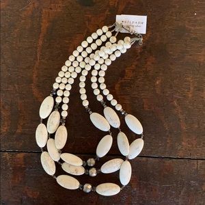 NWT Silpada Sterling Silver And Howlite Necklace